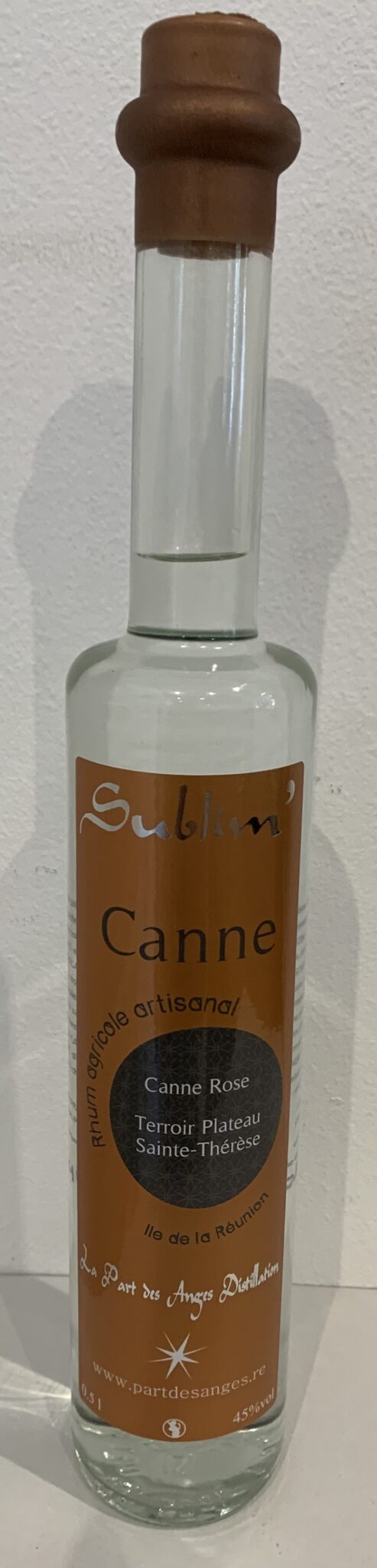 Rhum - Domaine La Part des Anges - Canne rose - 45 degrés - 50cl