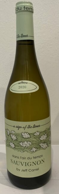 Vin blanc sec - Domaine Jeff Carel - Cuvée L'air du temps Sauvignon - 2021