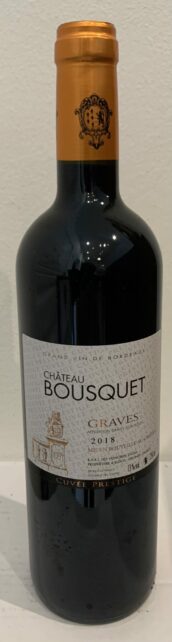Vin rouge - Château Bousquet - Graves - 2018