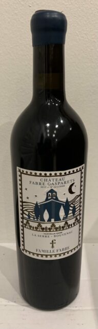 Vin rouge bio - Domaine Fabre - Château Fabre Gasparets - Parcelle rare - La Serre boutenac - 2017