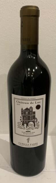 Vin rouge bio - Domaine Fabre - Château de Luc - Cuvée Veredus - 2019