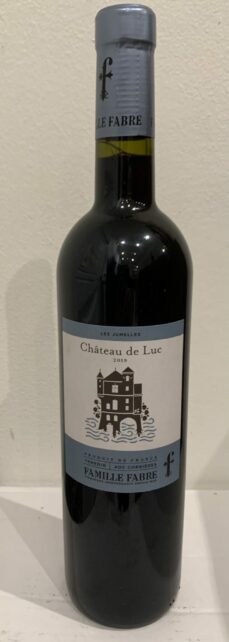 Vin rouge bio - Domaine Fabre - Château de Luc - Cuvée les jumelles - 2019
