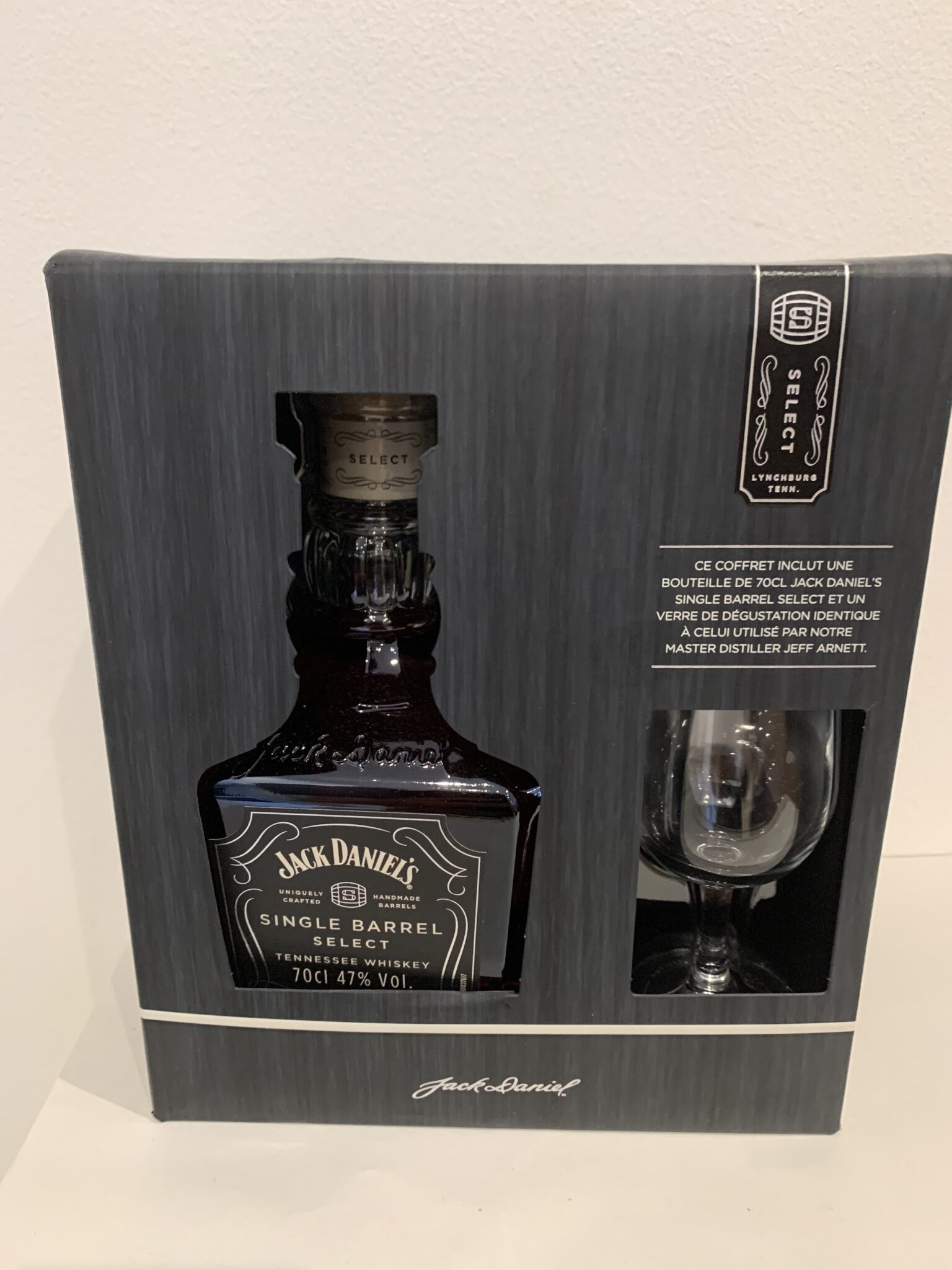 Whisky - Coffret Jack Daniel’s - Single Barrel Select - 70cl +1 verre de dégustation