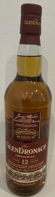 Whisky - Highland single malt scotch whisky - The Glendronach - 12ans d’âge - 70cl