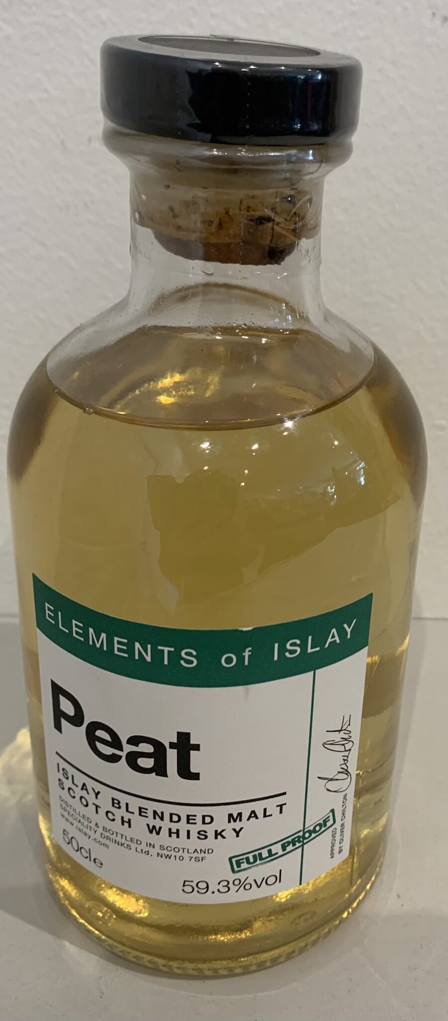 Whisky - Peat - Islay blended malt scotch whisky - 50cl