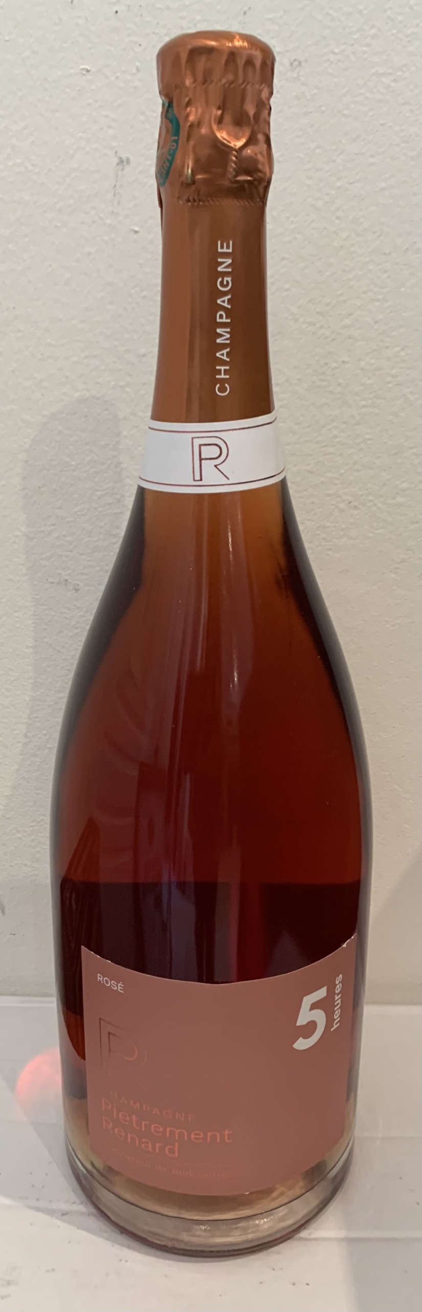 Champagne rosé brut - Piètrement Renard - cuvée 5 heures