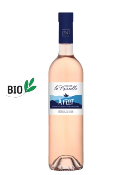 Vin rosé - AOP - Côtes de Provence -A flôt- Domaine de la Navicelle