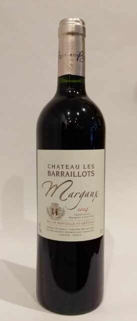 Vin rouge - Château Baraillots - Margaux - 2014