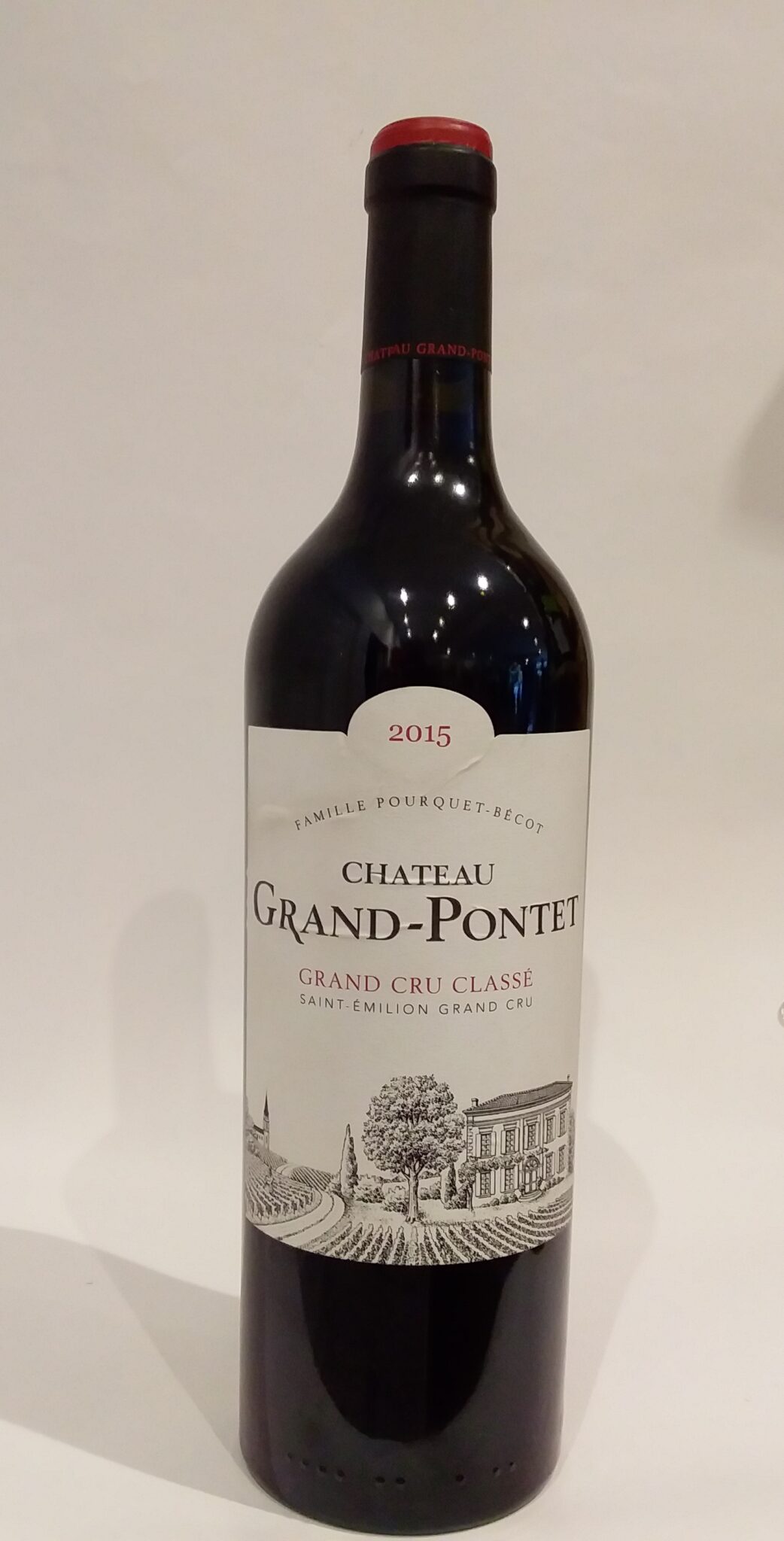 Vin rouge - Château Grand Pontet - Saint-Émilion - Grand cru classé - 2015
