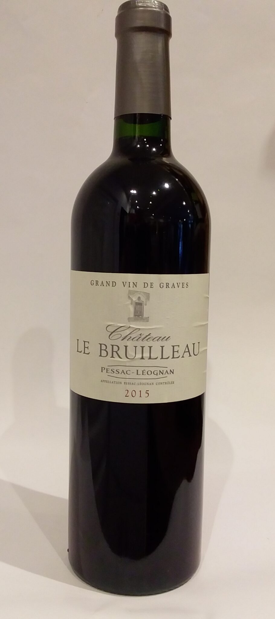 Vin rouge - Château le Bruilleau - Graves - 2015