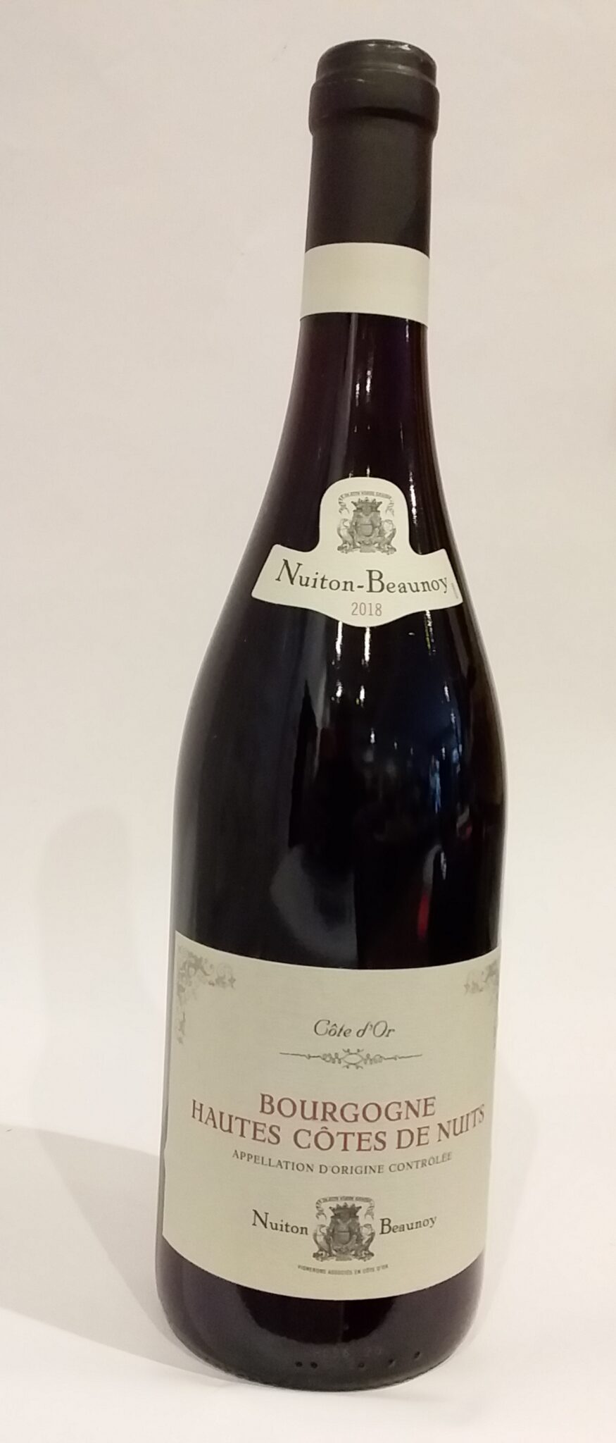 Vin rouge - Domaine Nuiton Beaunoy - Hautes Côtes de Nuits - 2018
