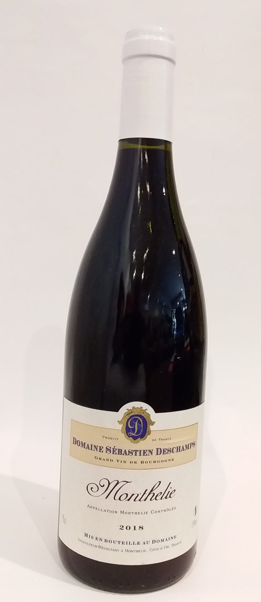 Vin rouge - Domaine Sébastien Deschamps - Monthélie - 2018