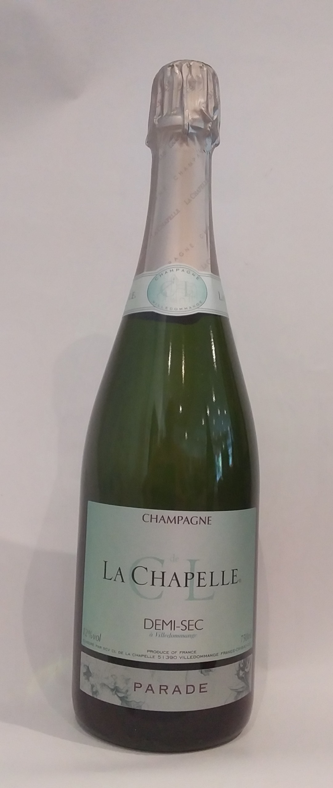 Champagne demi sec - Domaine La Chapelle - Cuvée Parade