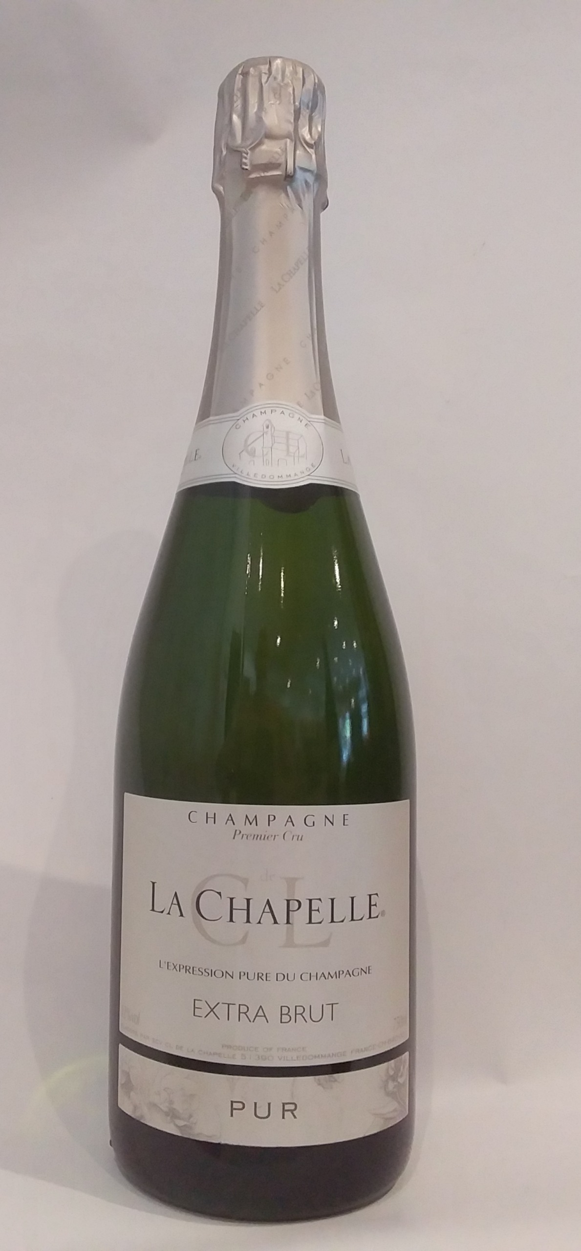 Champagne extra brut - 1er cru - Domaine La Chapelle - Cuvée Pur