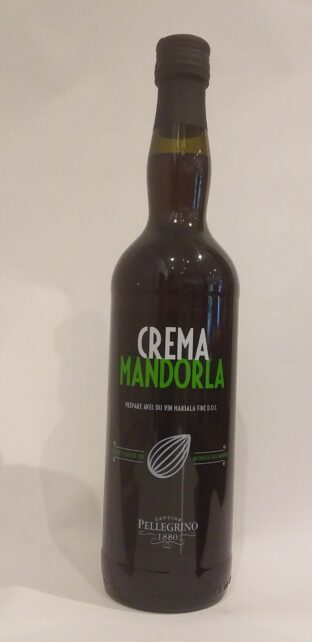 Vin blanc doux de liqueur d'Italie aux amandes - Domaine Pellegrino - Crema Mandorla