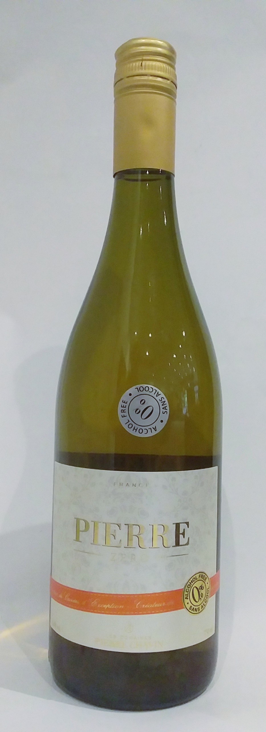 Vin blanc sec sans alcool - Domaine Pierre Charvin - Chardonnay