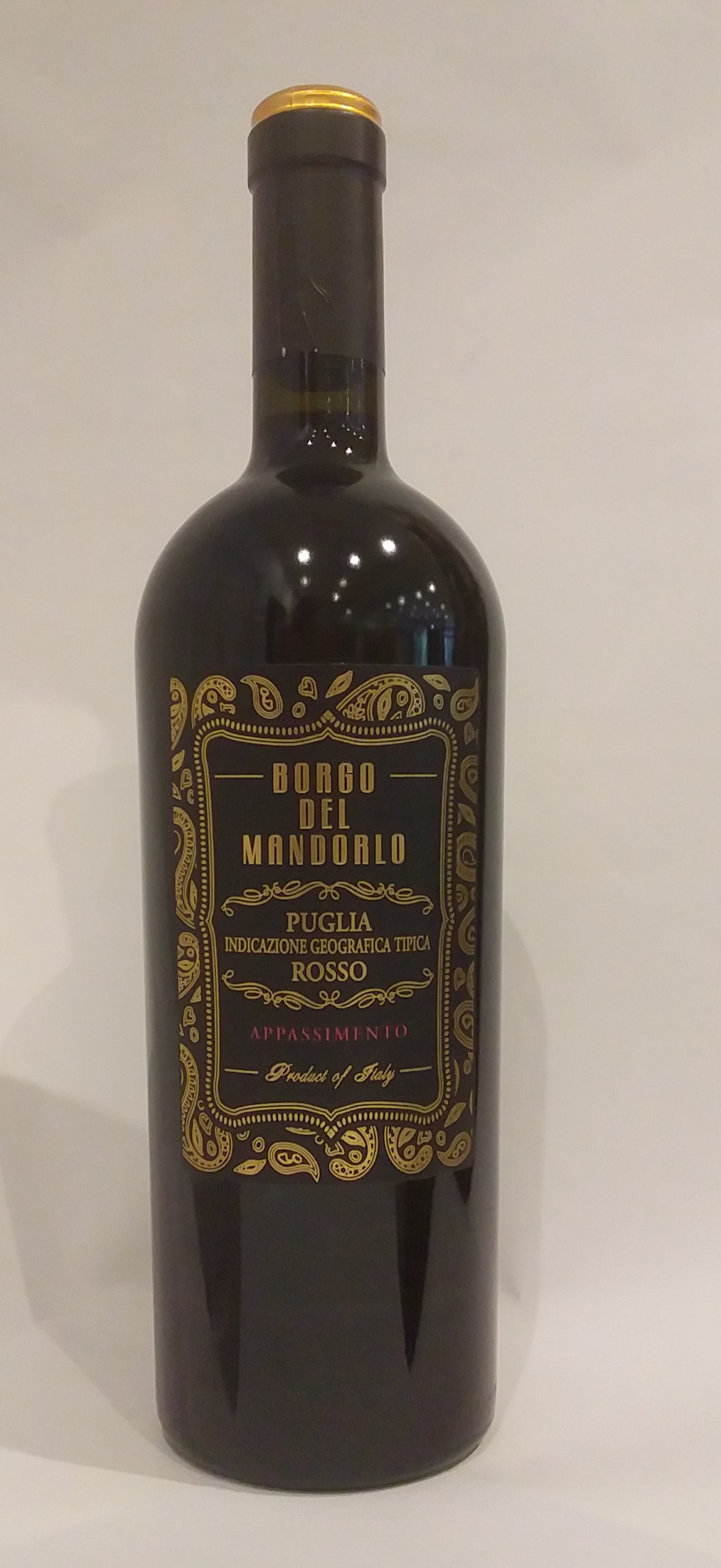 Vin rouge d'Italie - Domaine Borgo Del Mandorlo - Puglia - 2020