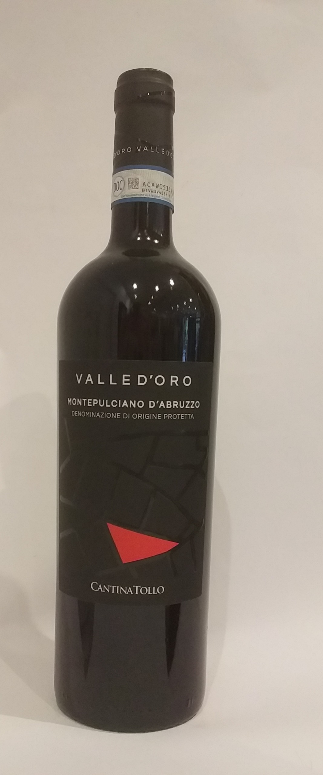 Vin rouge italien - Montelpuciano d’Abruzzo - Valle d’Oro - 2019