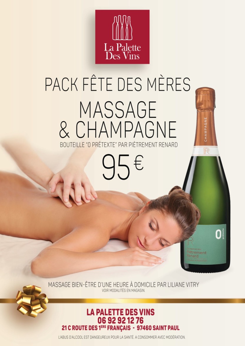 Fête des mères 2022 - Massage + Champagne