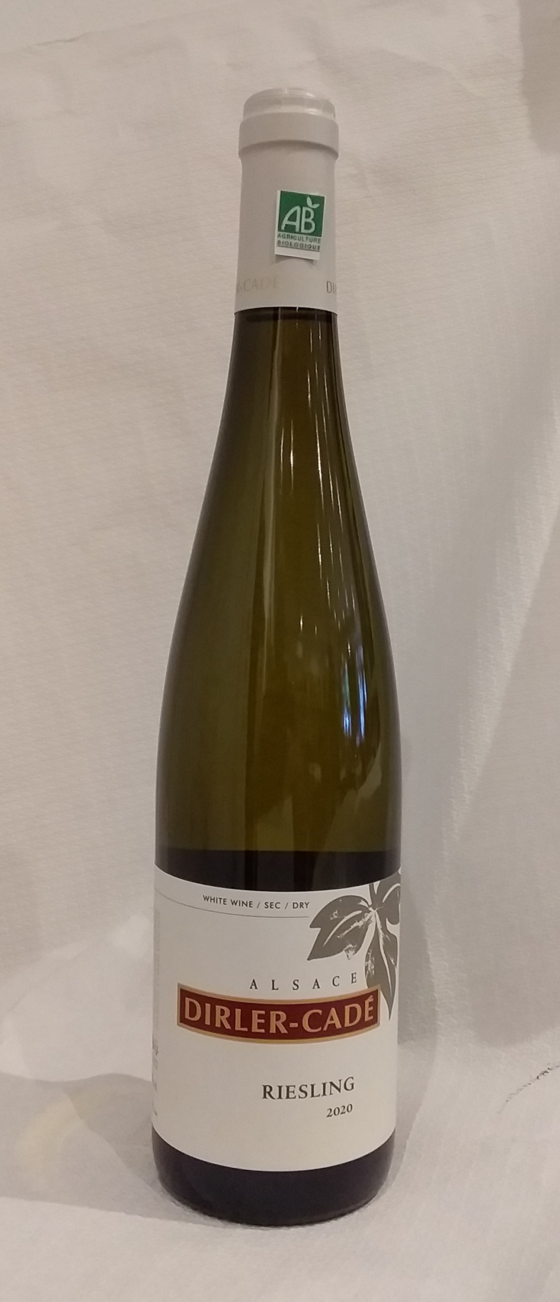 Vin blanc sec - Alsace - Riesling - Domaine Dirler Cadé - 2020