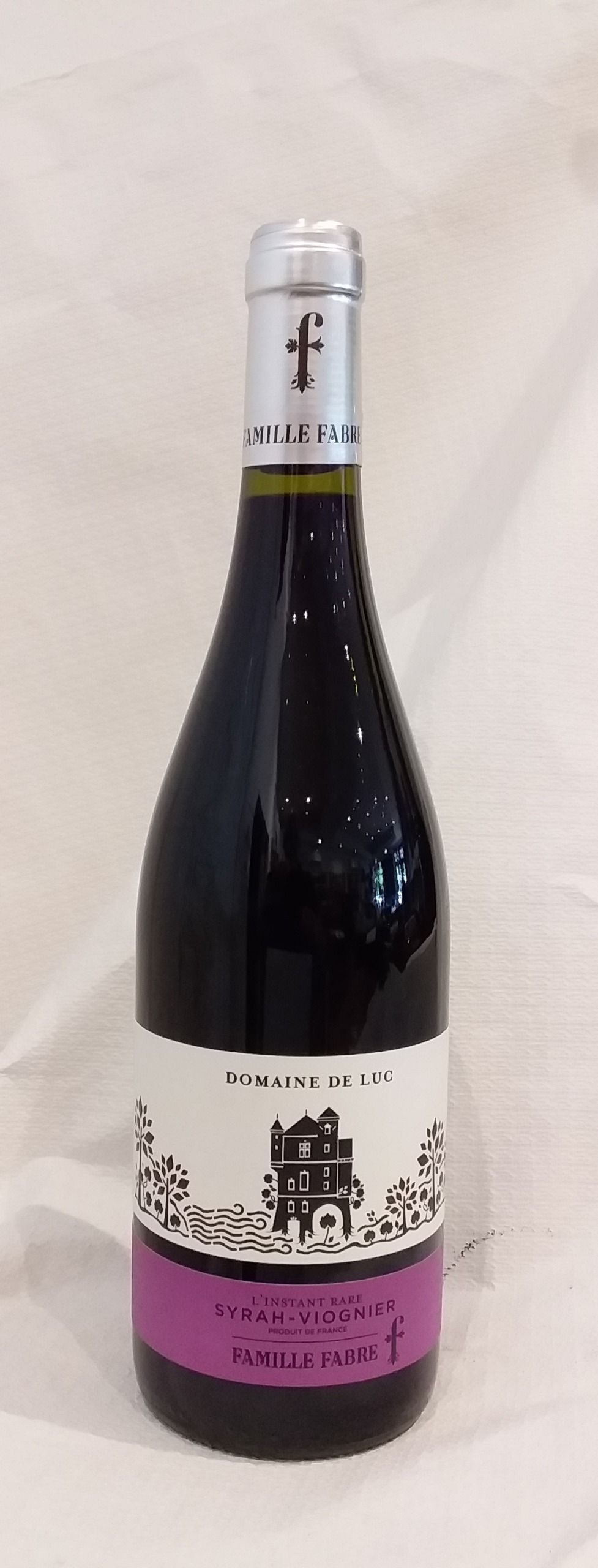 Vin rouge - IGP - Languedoc - Domaine de Luc - Syrah-viognier Famille Fabre - 2020