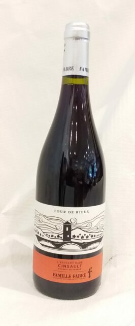 Vin rouge IGP - Languedoc - Famille Fabre - Tour de Rieux - Cinsault- 2020
