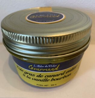 Foie gras de canard entier à la vanille bourbon - 150 grammes