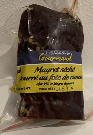 Magret de canard séché au foie gras - 150 grammes