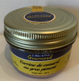 Terrine de canard au gros piment - 150 grammes