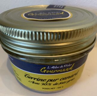 Terrine de canard avec 30% de foie gras - 150 grammes