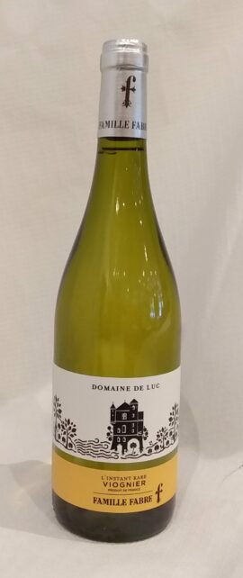 Vin blanc sec - IGP languedoc - Domaine de Luc - Famille Fabre - 2019